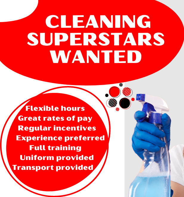 Cleaners recruitment